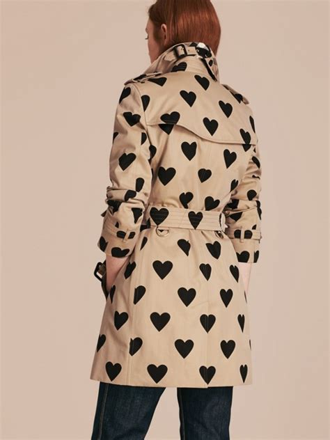 burberry heart trench